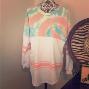 Tie dye long sleeve shirt